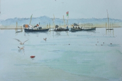 Sangam . - the confluence of the Ganges , Yamuna and Saraswati